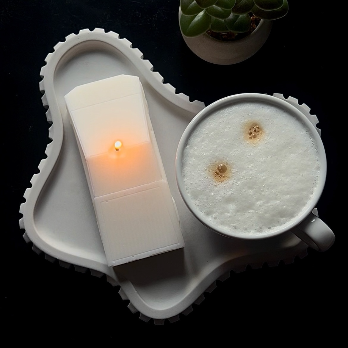 Cybertruck candle