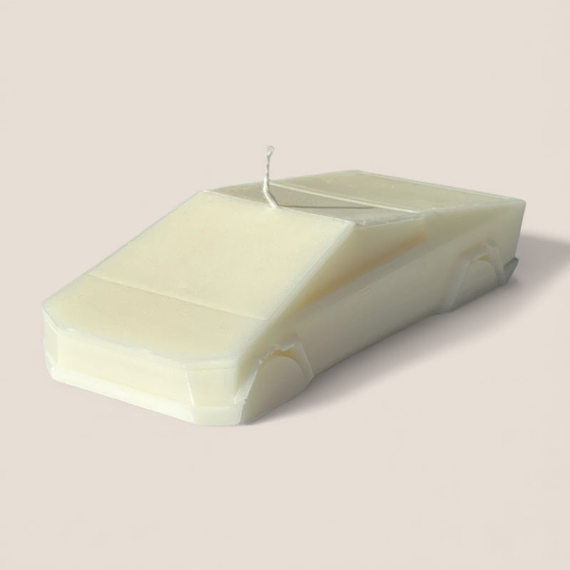 Cybertruck candle